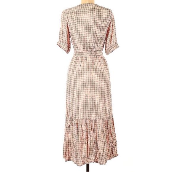 Faithfull The Brand Bow Tie Maple Midi Dress Size M / 6. NWOT - Picture 8 of 10